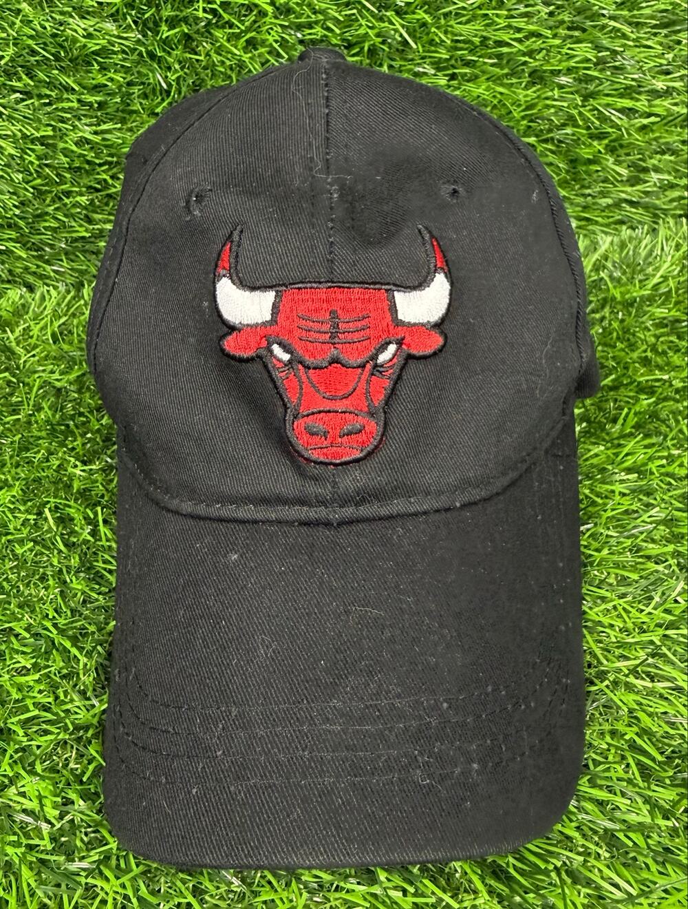 New Era Chicago Bulls Hat Black 9TWENTY NBA Basketball Adjustable Strapback Cap